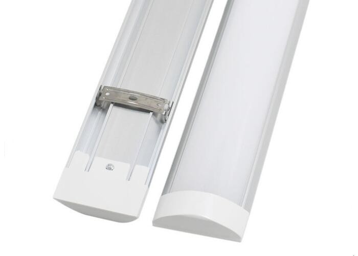 IP44 Purified 2ft 4ft LED Tube Batten Light 36w 48w AC 220V 110LM 6500K Milky led replacement tubes supplier